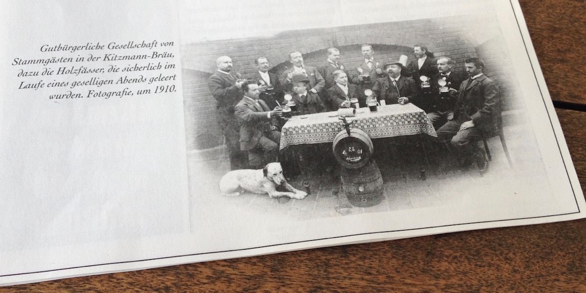 Regular guests in the Kitzmann-Bräu around 1910 (photo: Tim Kalbitzer)